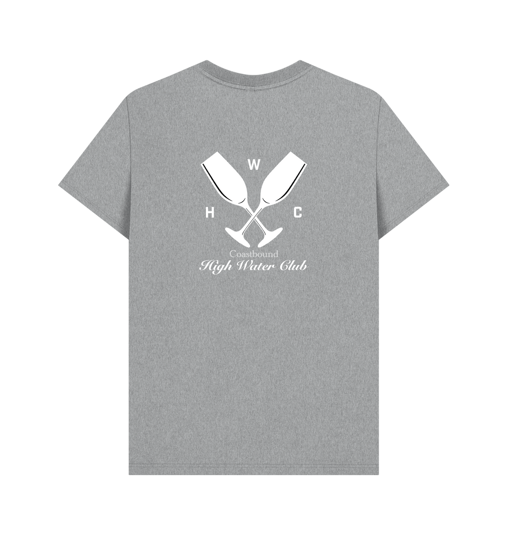 Athletic Grey Printed T-shirt Back