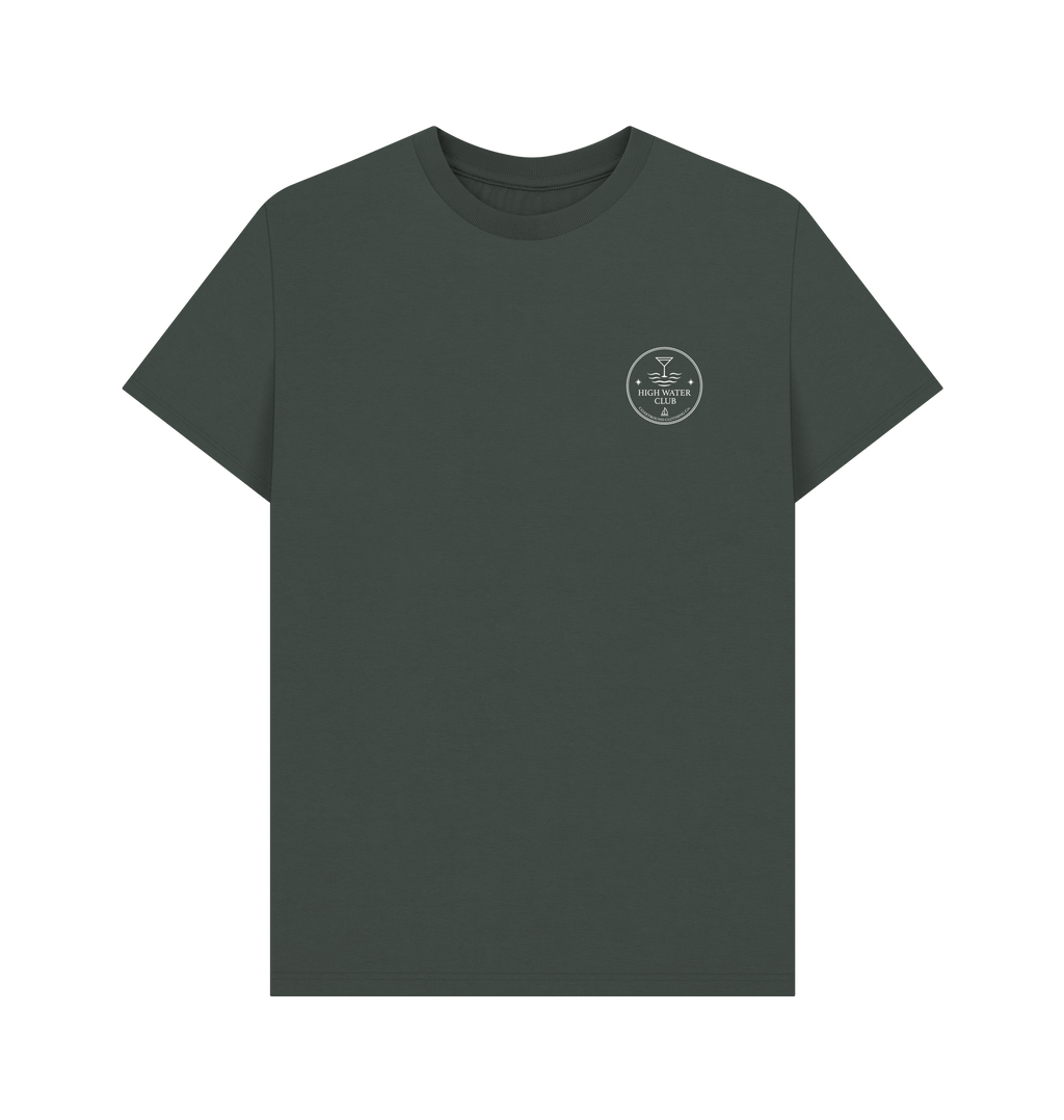 Dark Grey Printed T-shirt Front