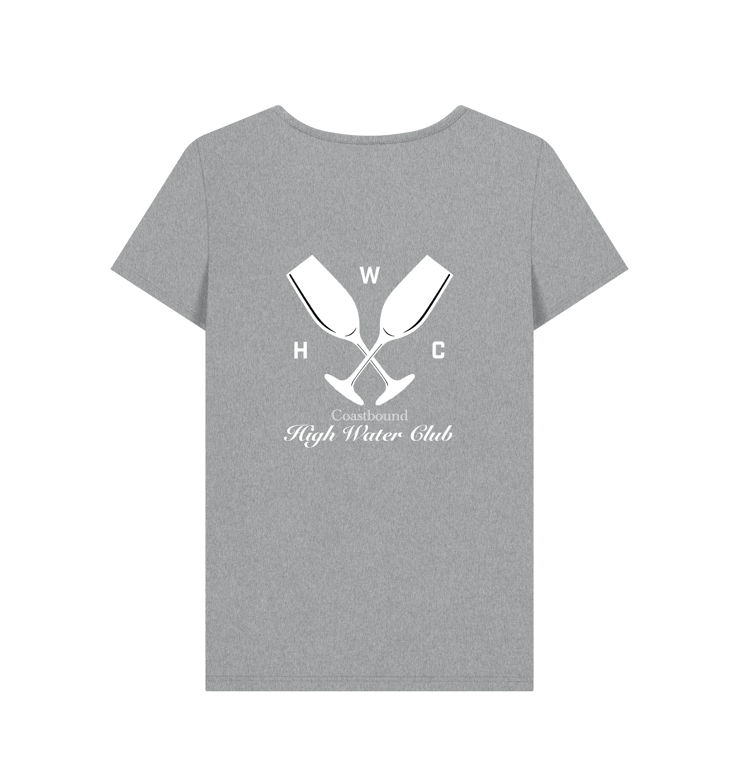 Athletic Grey Printed T-shirt Back