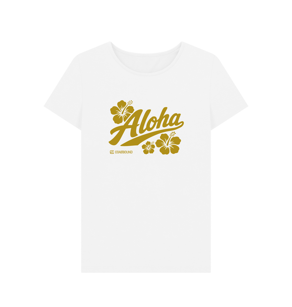 White Printed T-shirt Front