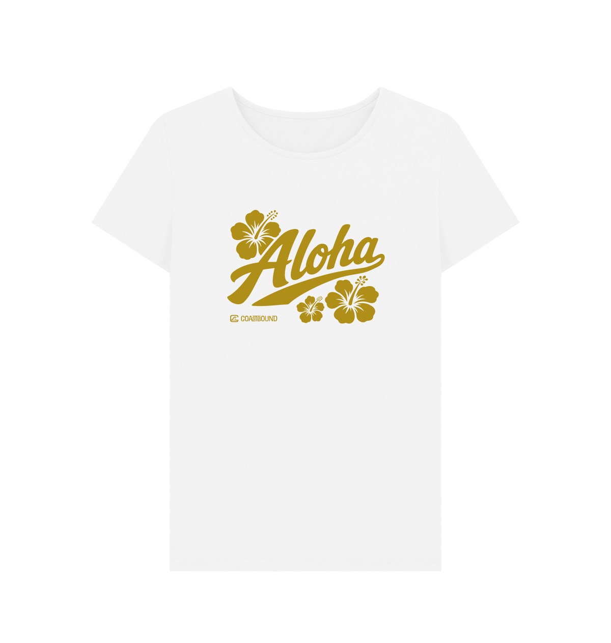 White Printed T-shirt Front