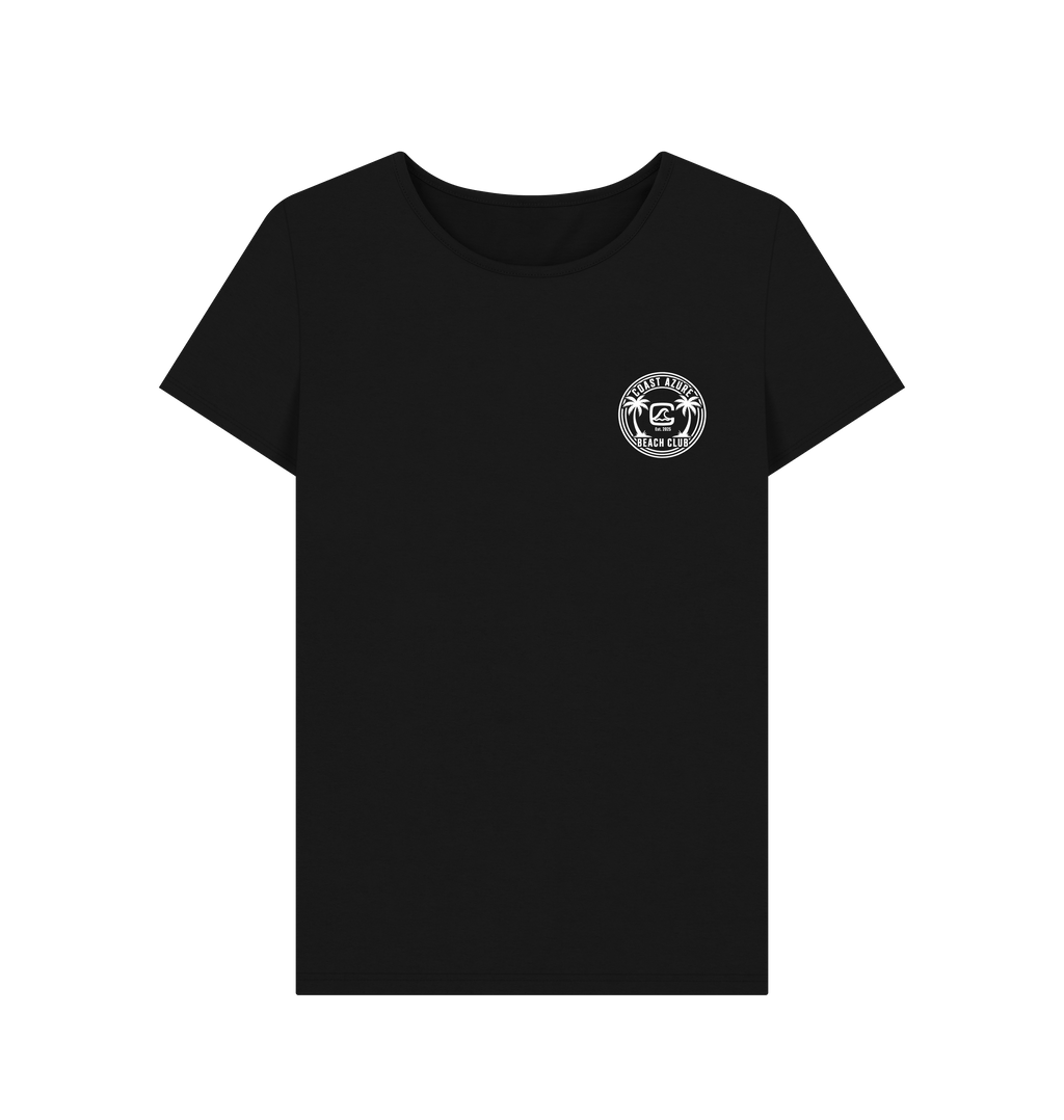 Black Printed T-shirt Front