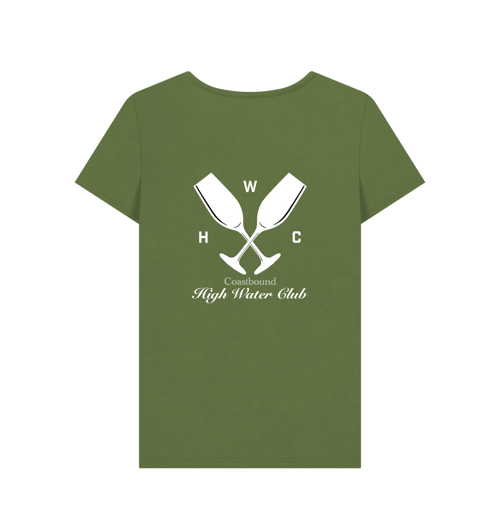 Khaki Printed T-shirt Back