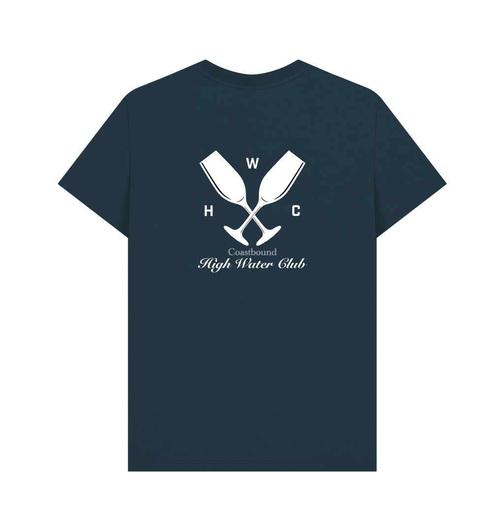 Denim Blue Printed T-shirt Back