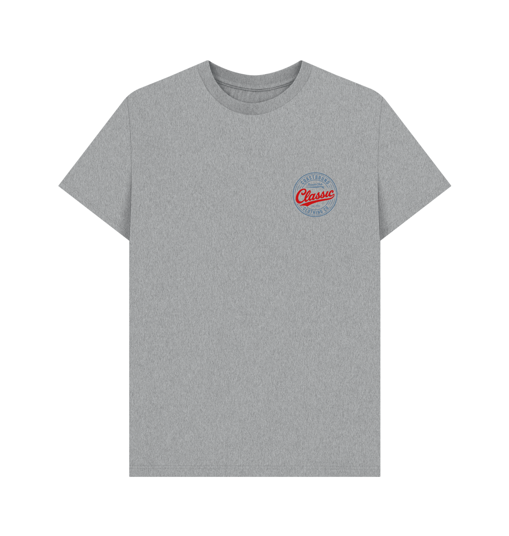 Athletic Grey Printed T-shirt Front