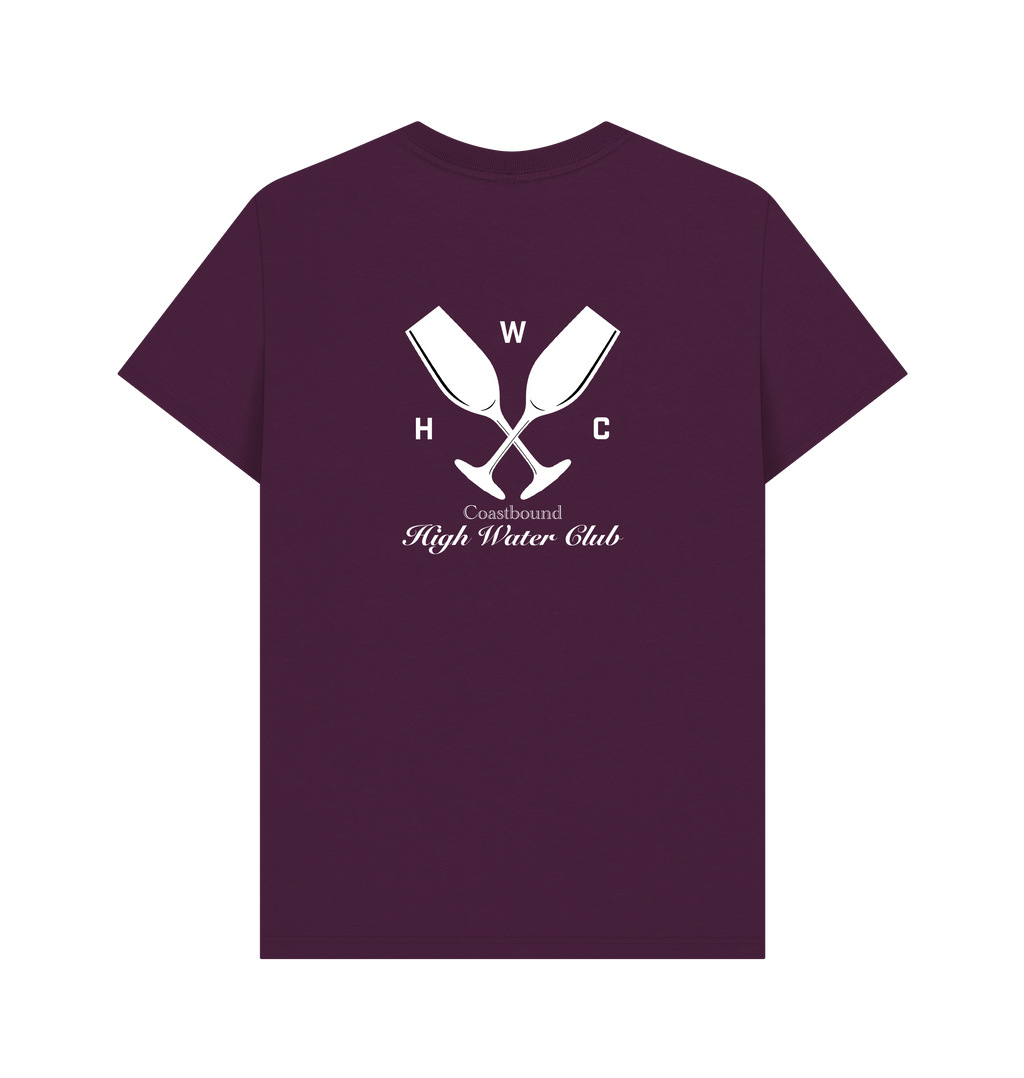 Purple Printed T-shirt Back