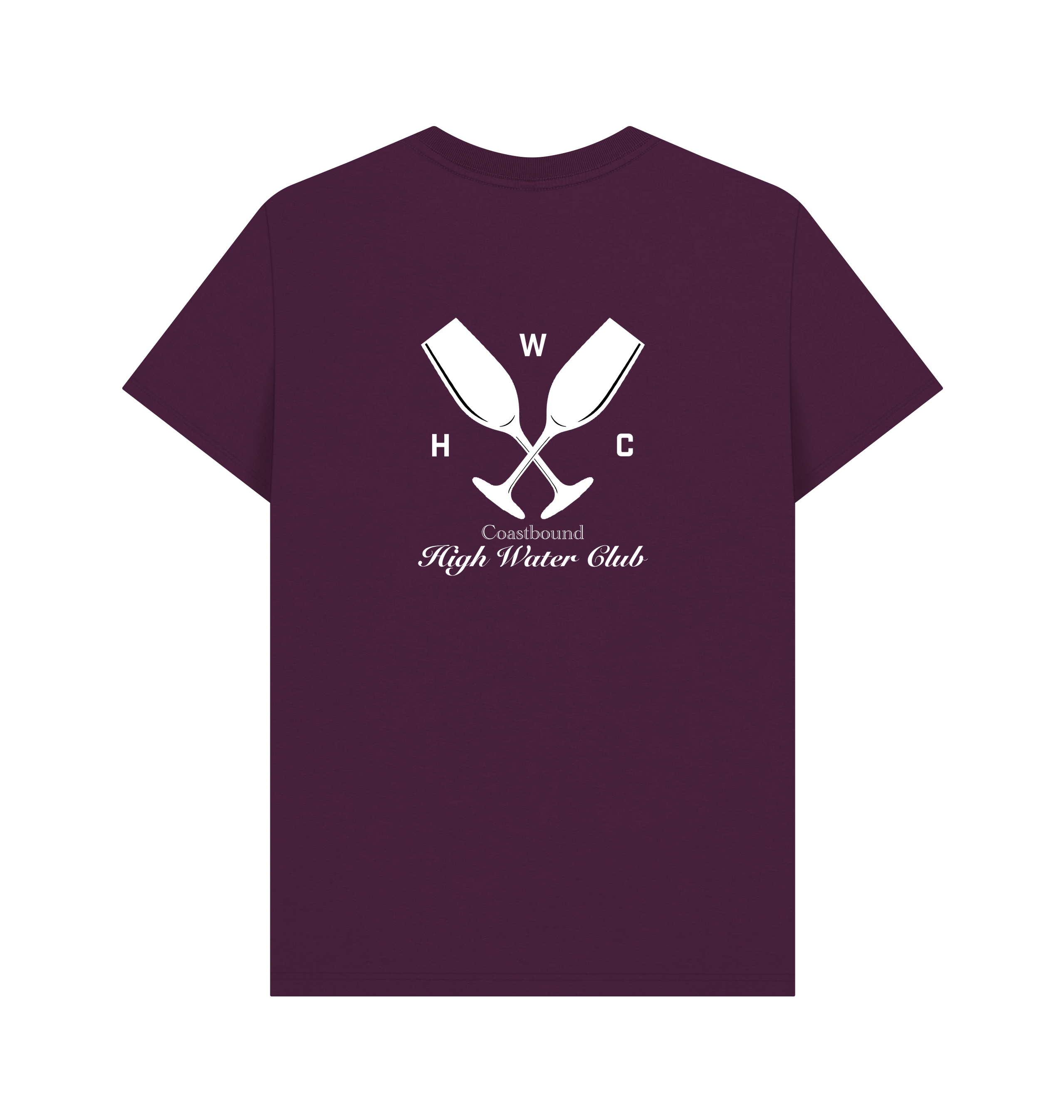 Purple Printed T-shirt Back