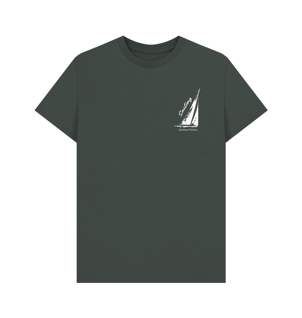 Dark Grey Printed T-shirt Front