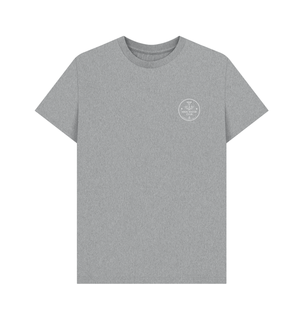 Athletic Grey Printed T-shirt Front