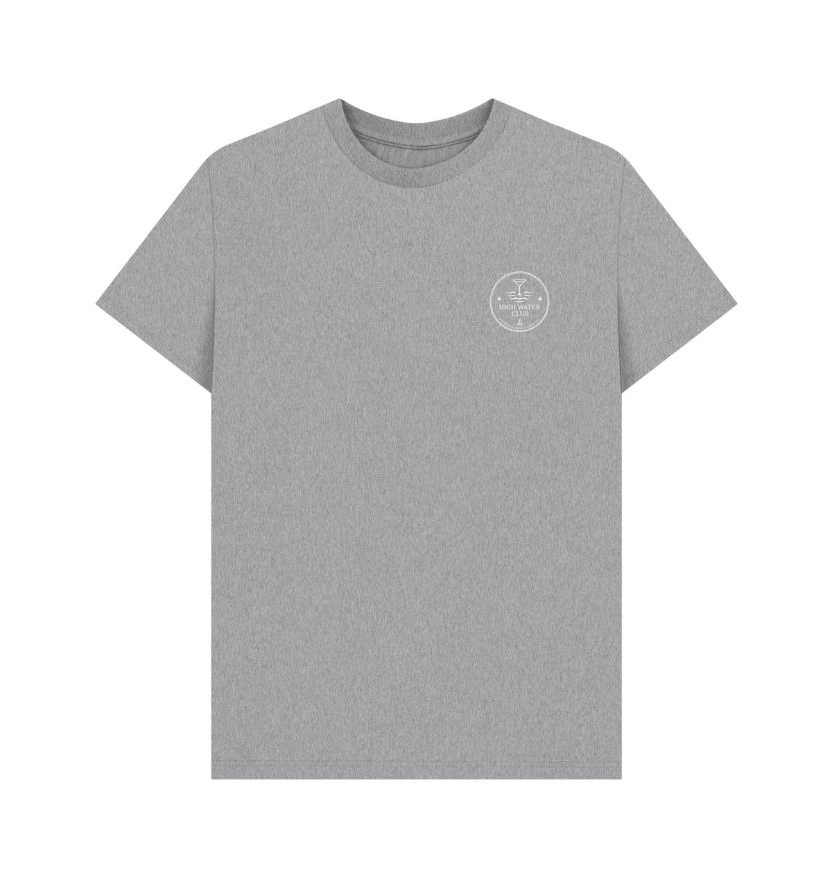 Athletic Grey Printed T-shirt Front