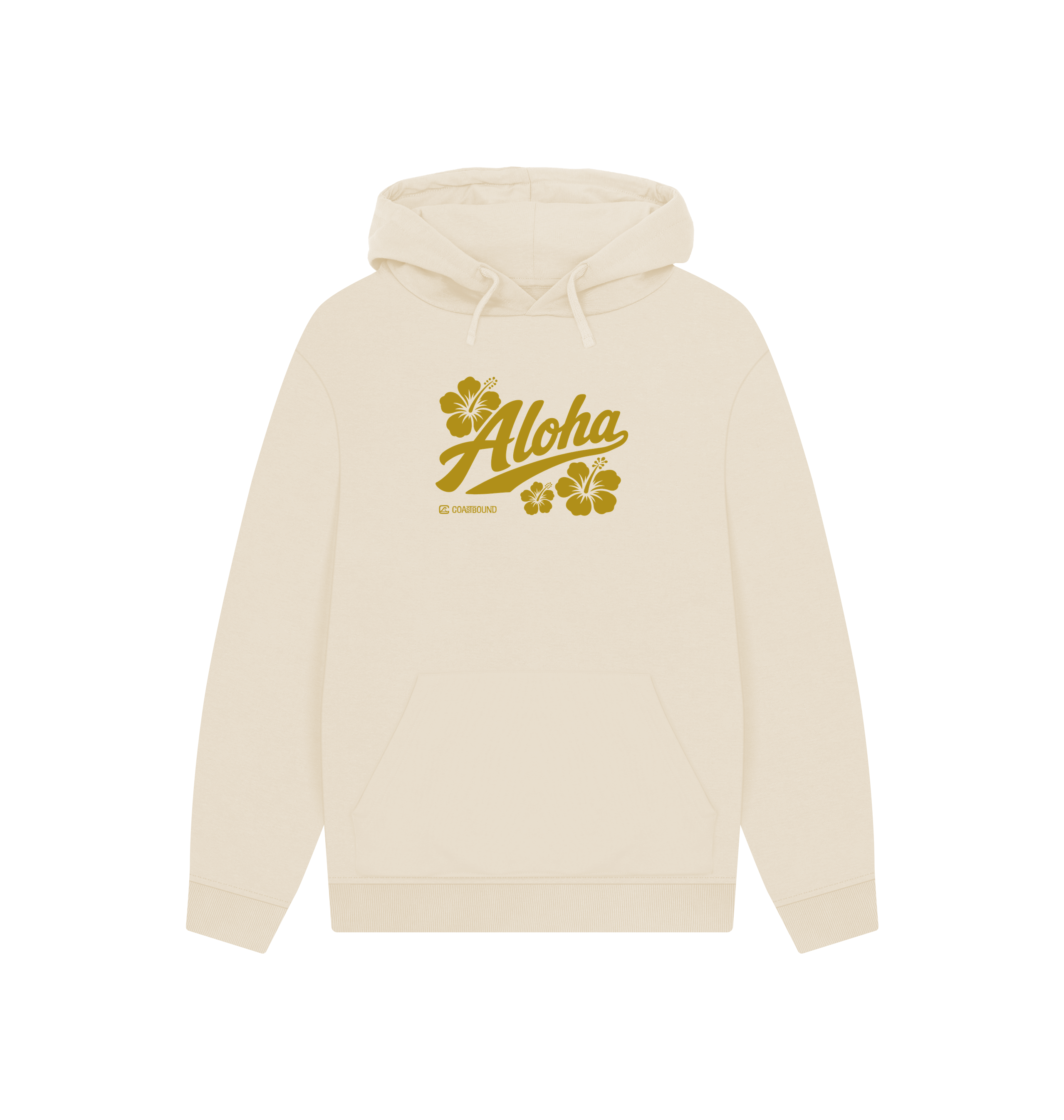 Oat Printed Hoody Front
