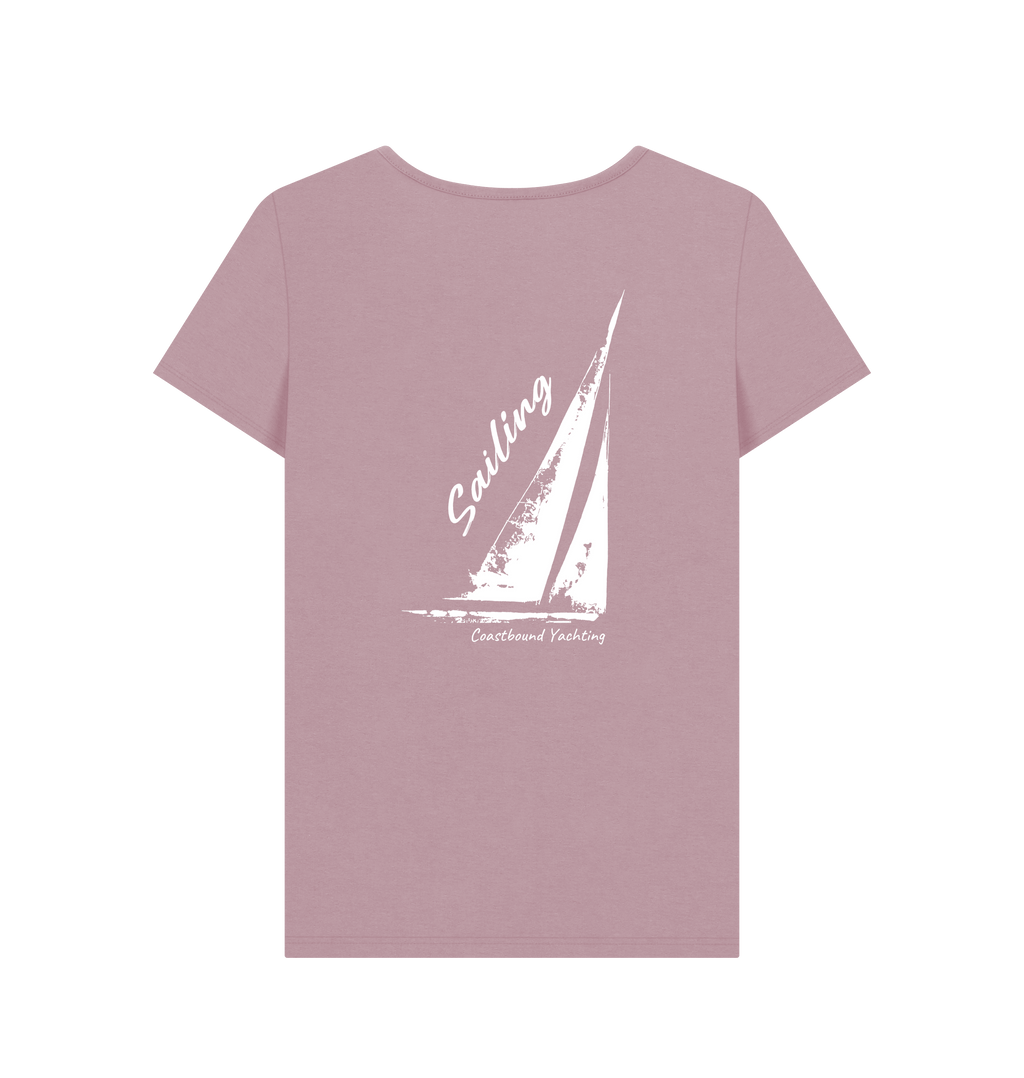 Mauve Printed T-shirt Back