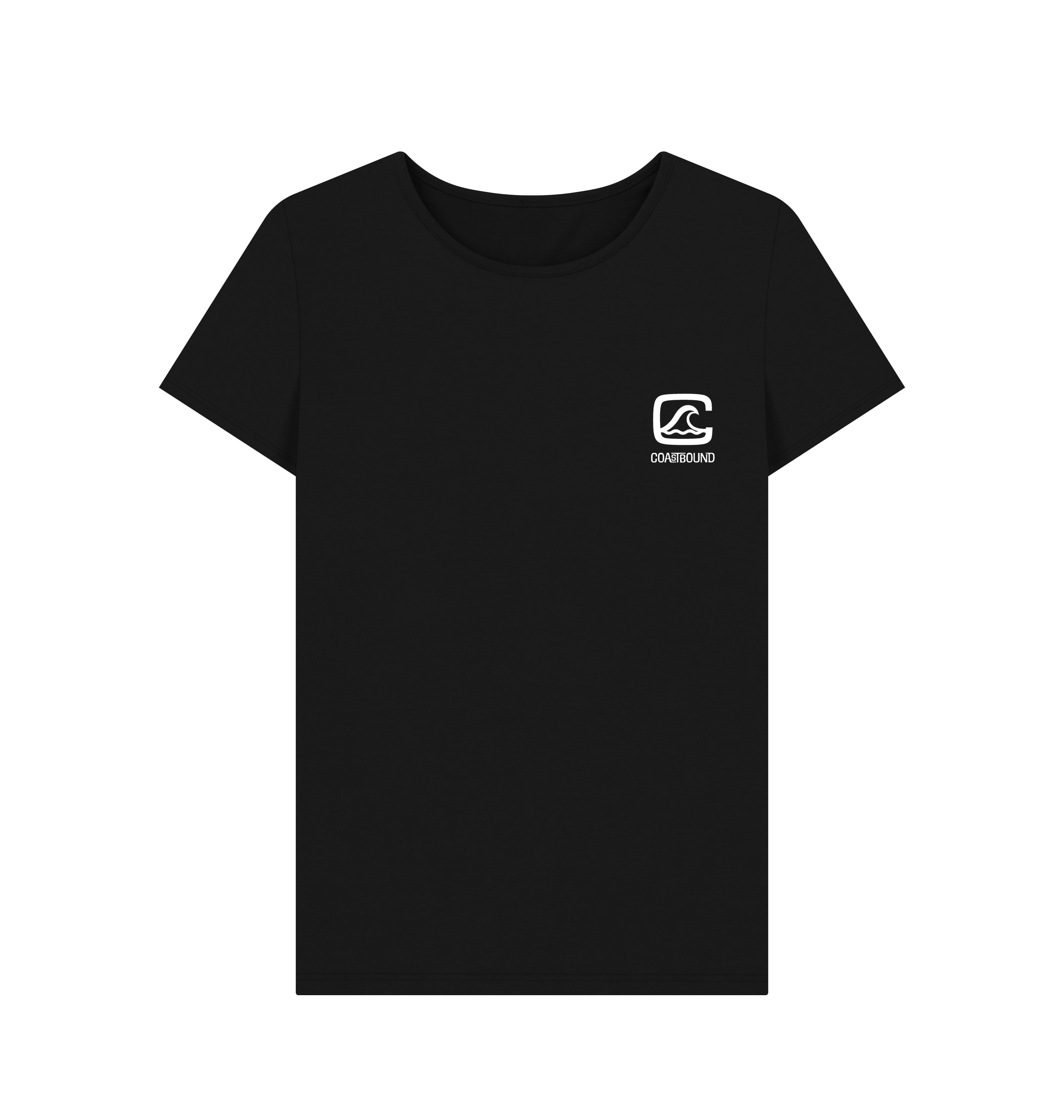Black Printed T-shirt Front