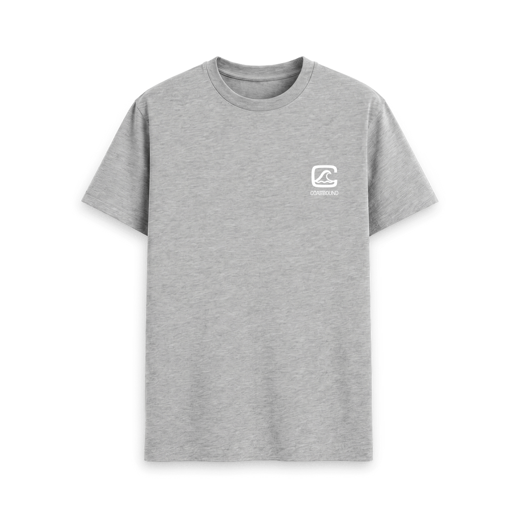 Athletic Grey Printed T-shirt Front