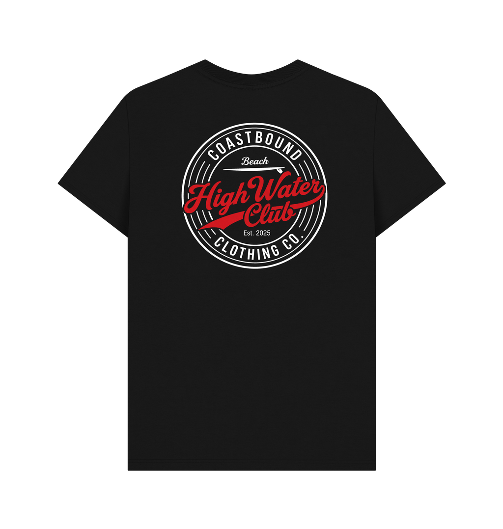 Black Printed T-shirt Back