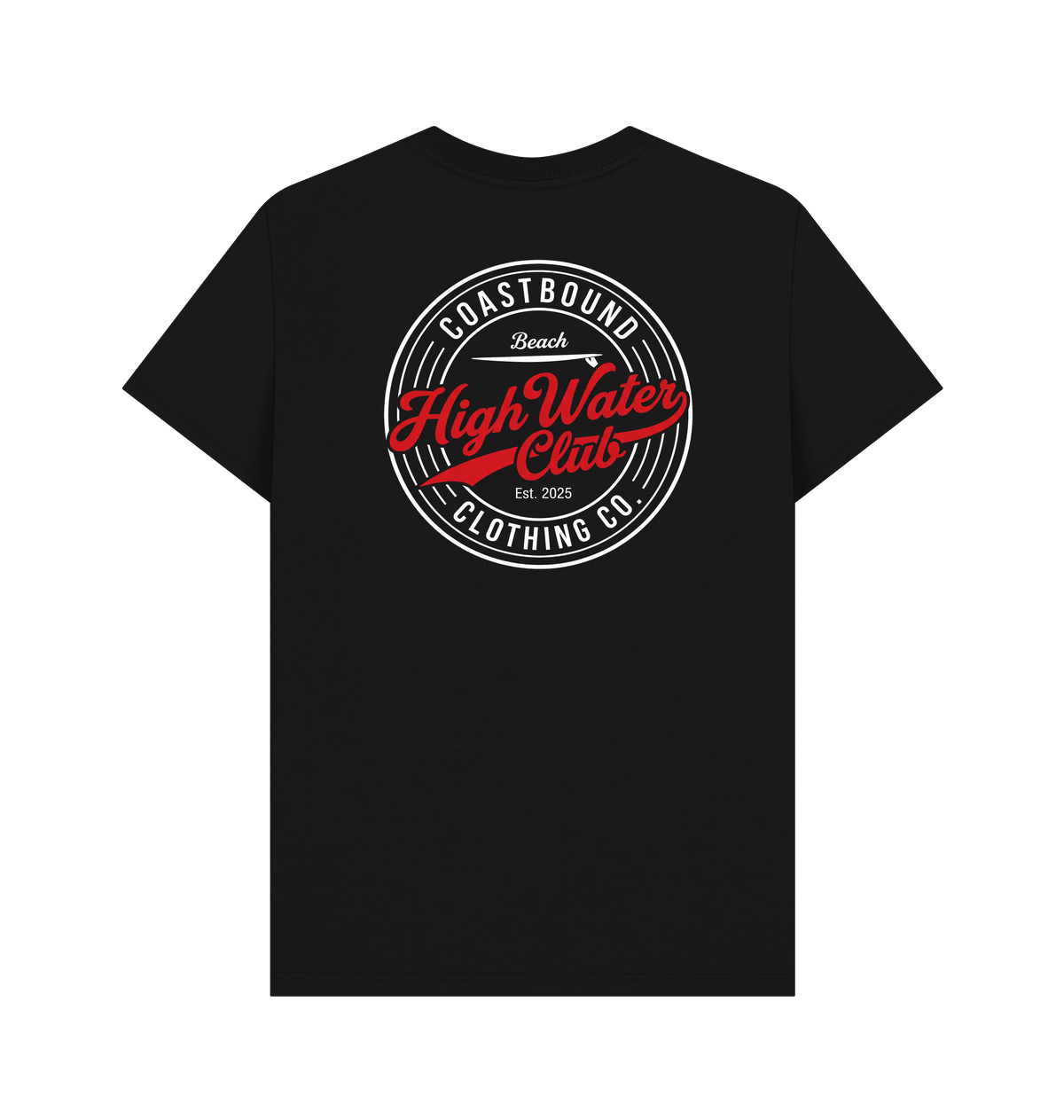 Black Printed T-shirt Back