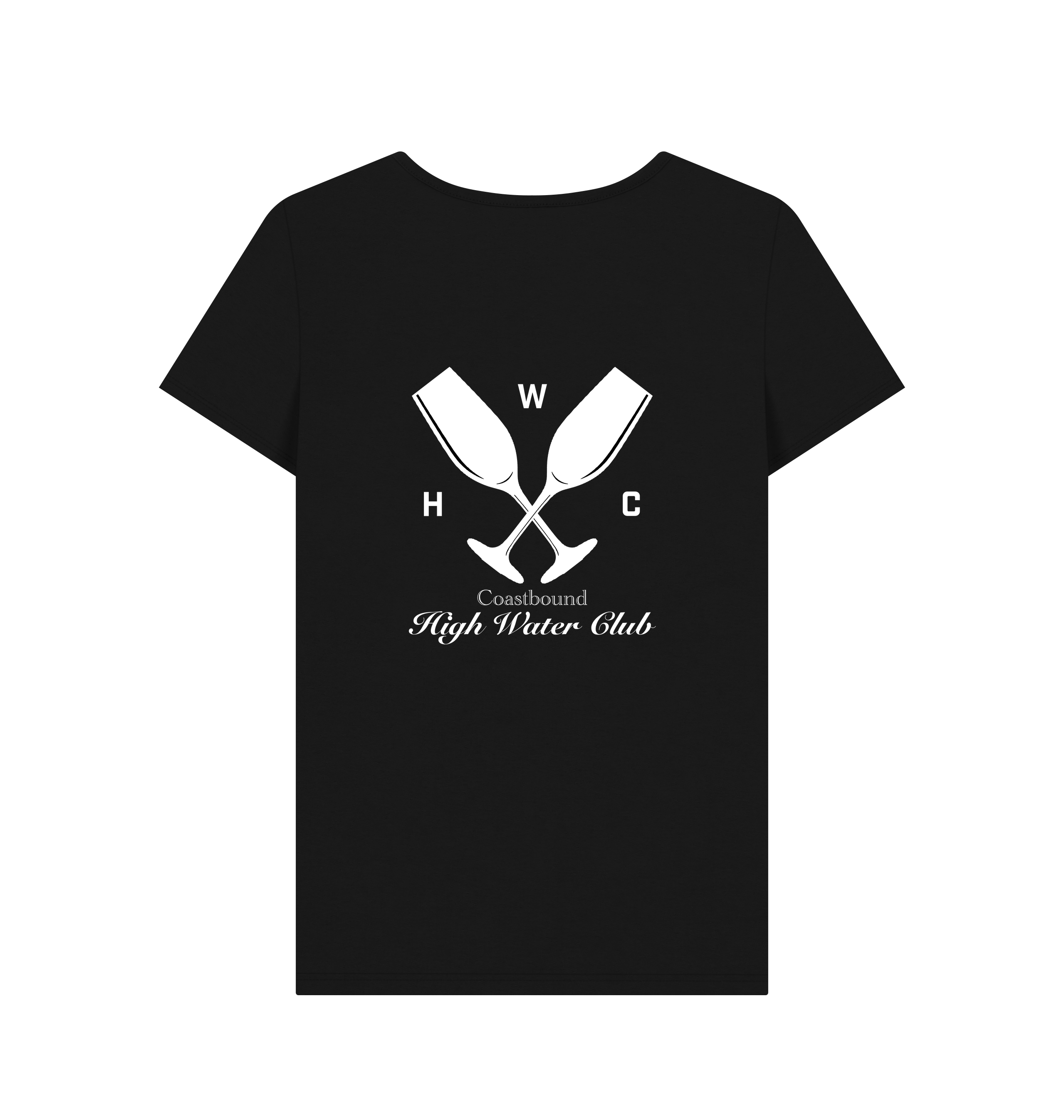 Black Printed T-shirt Back
