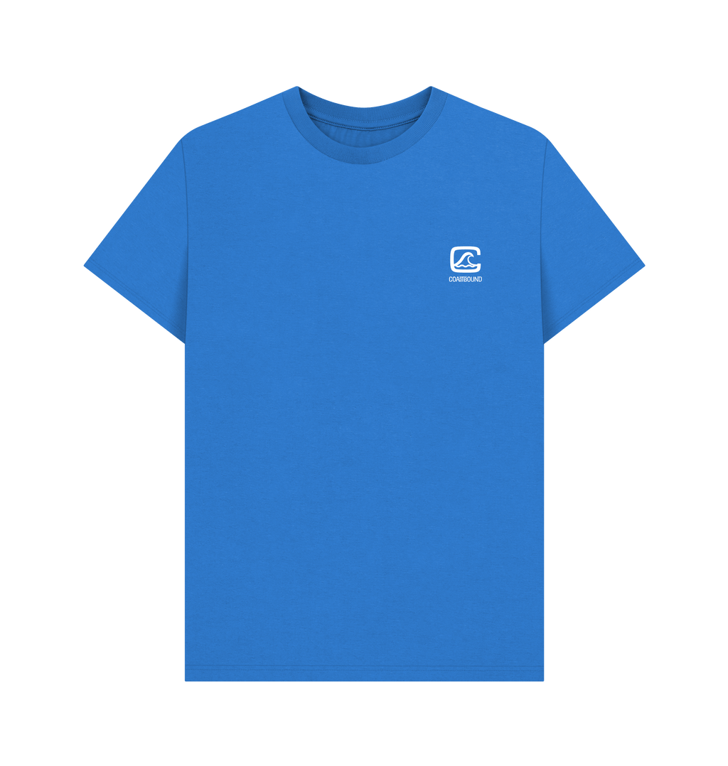 Bright Blue Printed T-shirt Front