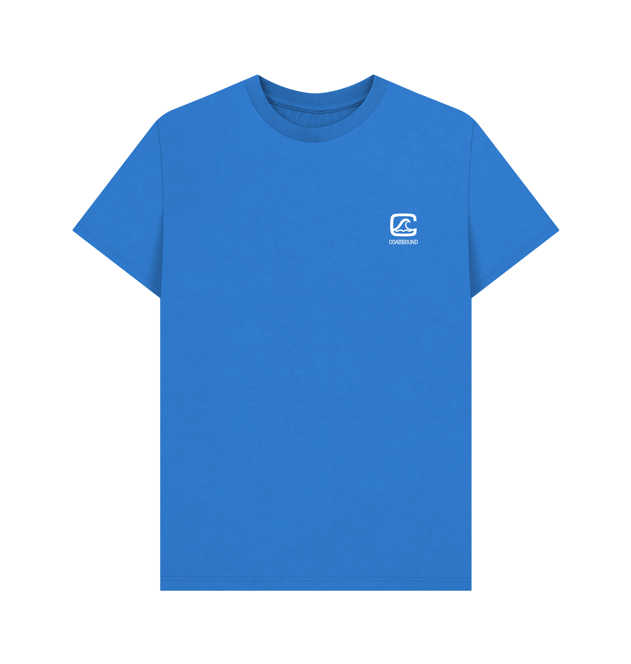 Bright Blue Printed T-shirt Front