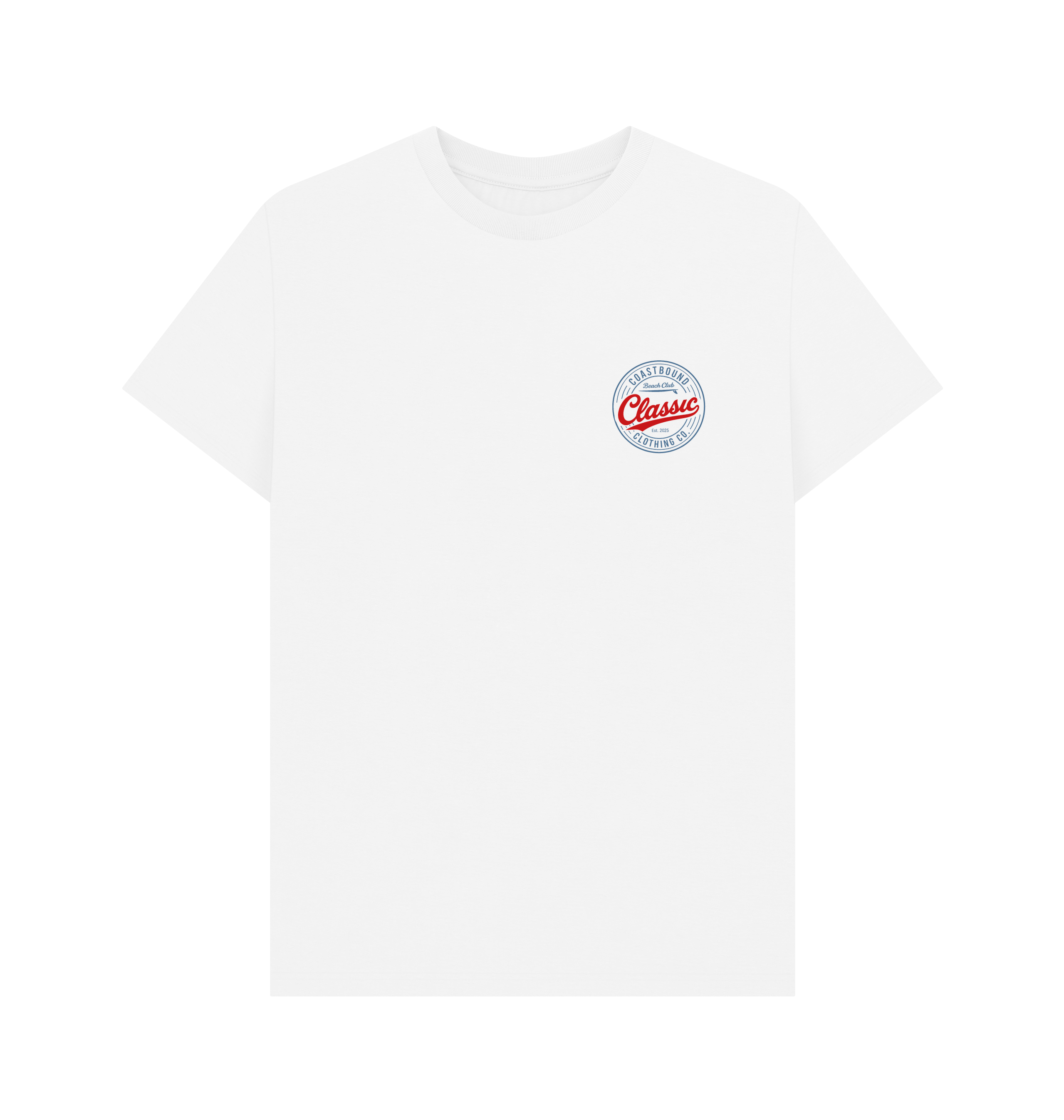 White Printed T-shirt Front