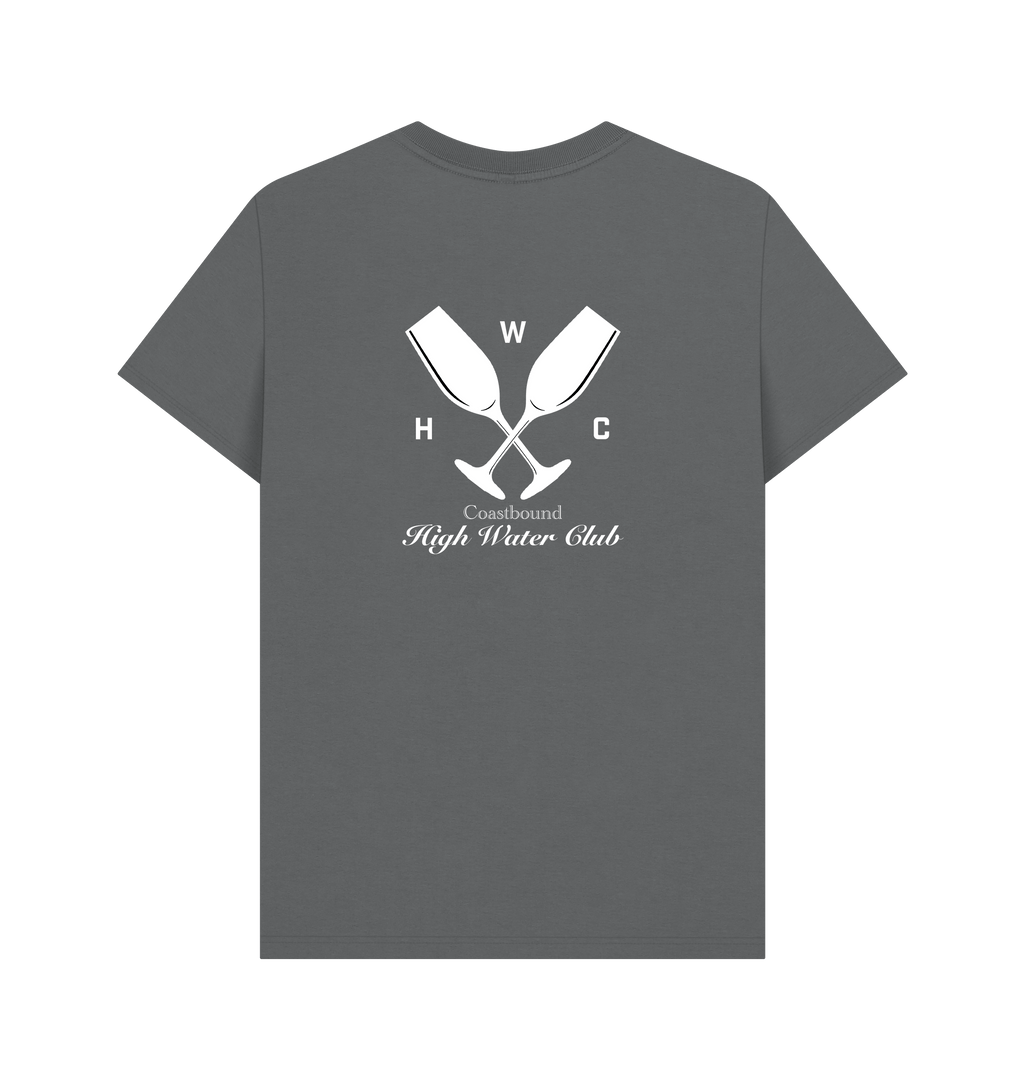 Slate Grey Printed T-shirt Back