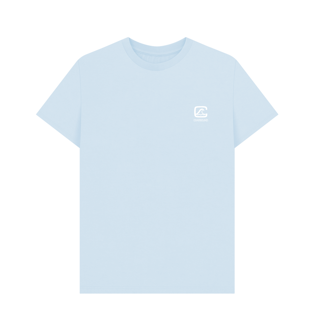 Sky Blue Printed T-shirt Front