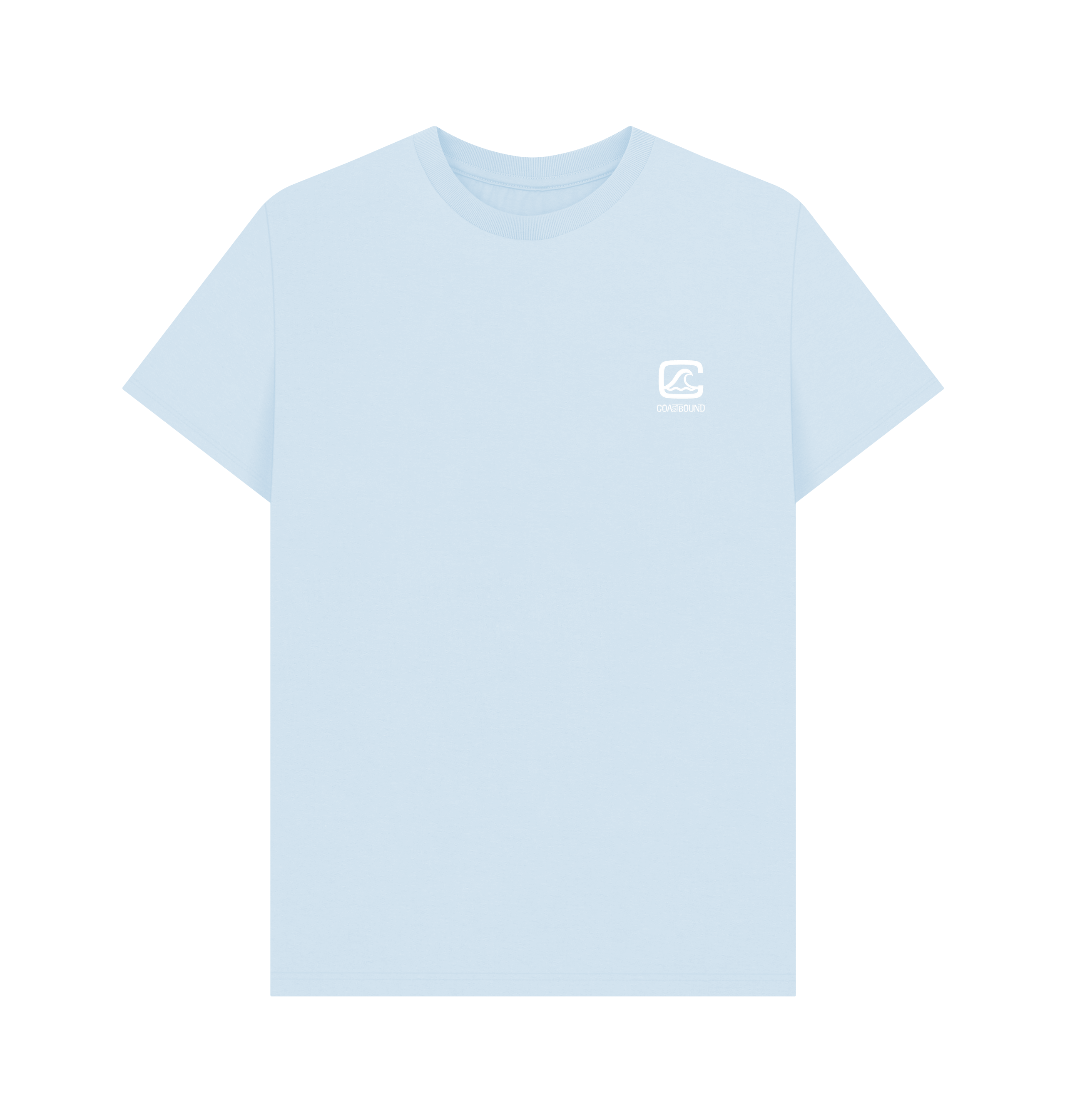 Sky Blue Printed T-shirt Front