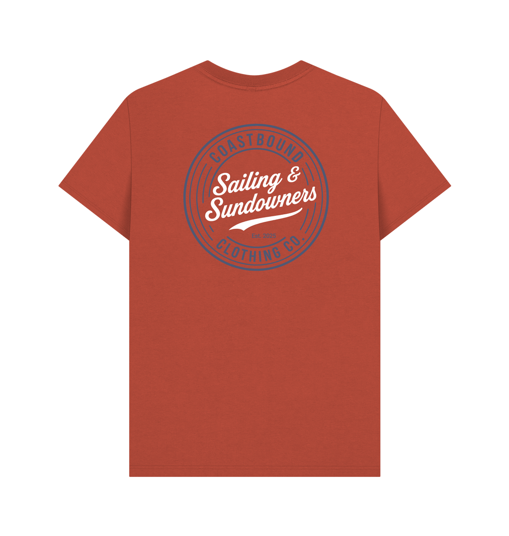 Rust Printed T-shirt Back