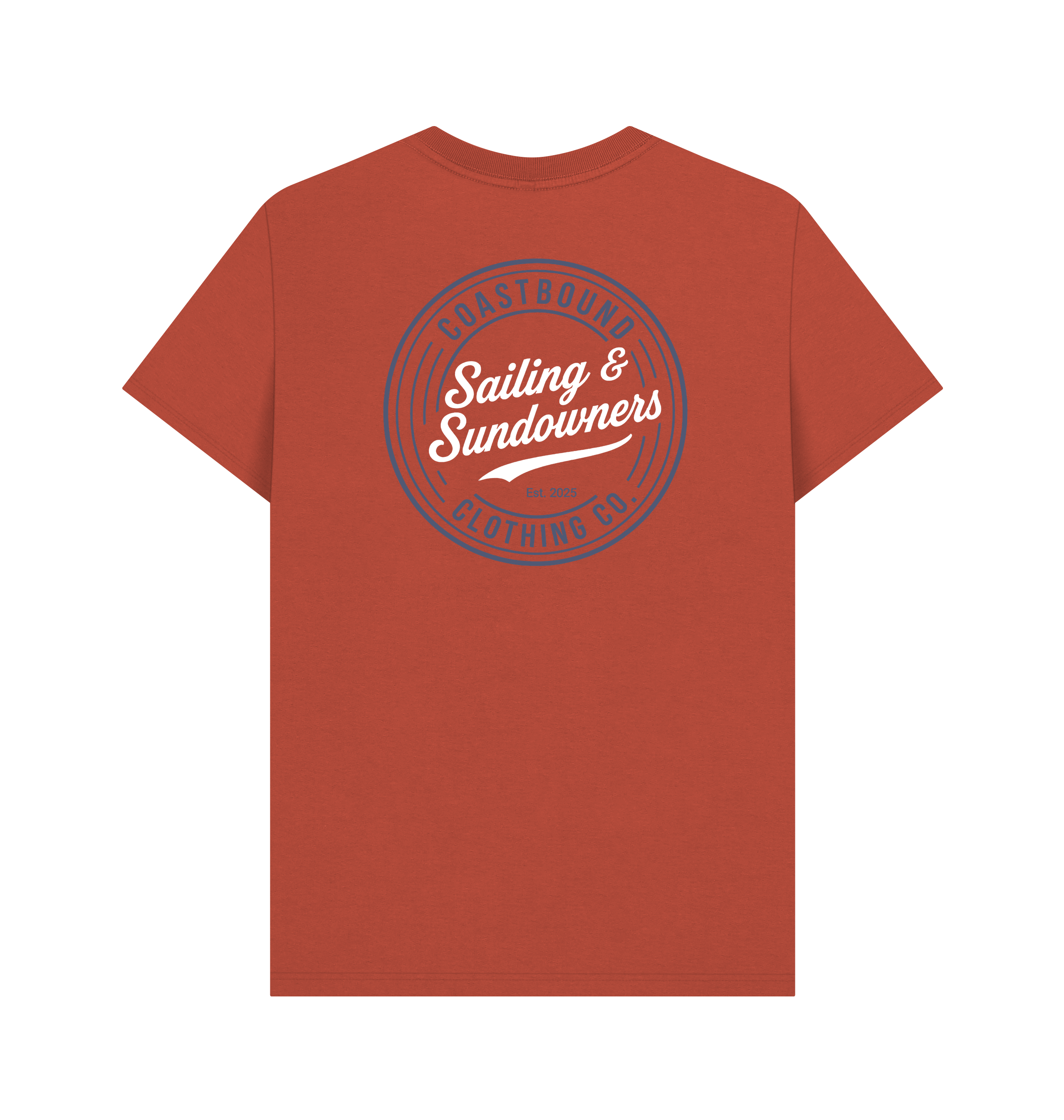 Rust Printed T-shirt Back