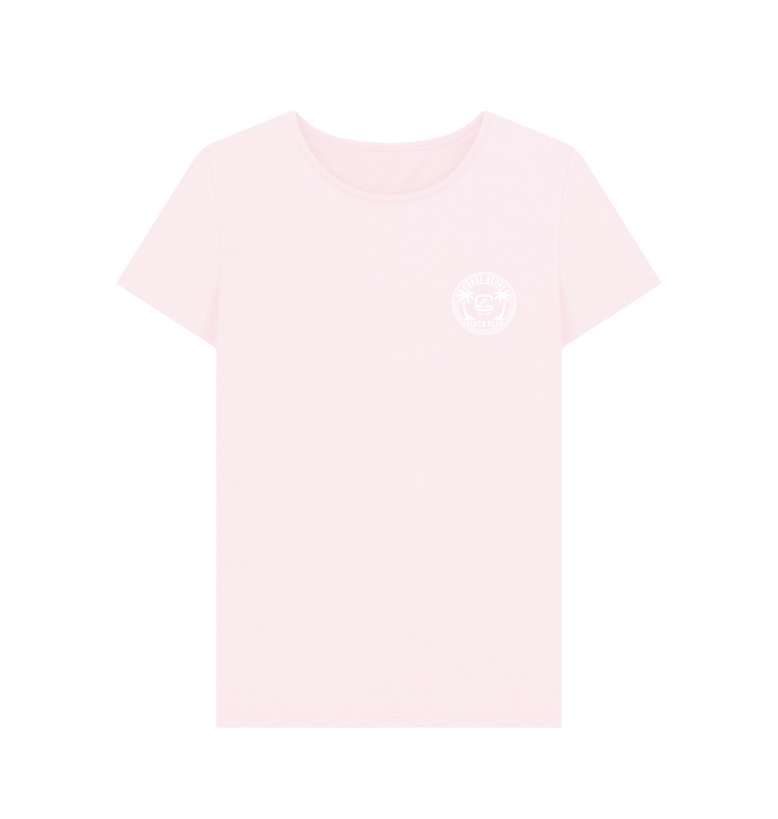 Pink Printed T-shirt Front