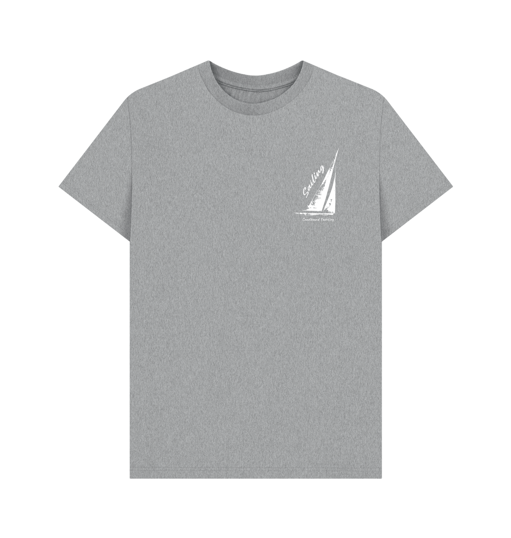 Athletic Grey Printed T-shirt Front