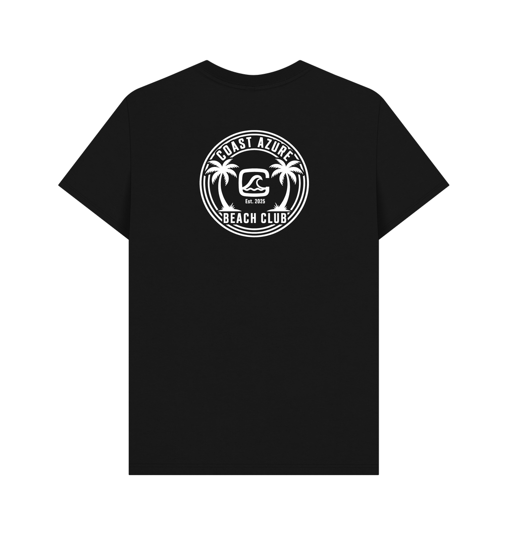 Black Printed T-shirt Back