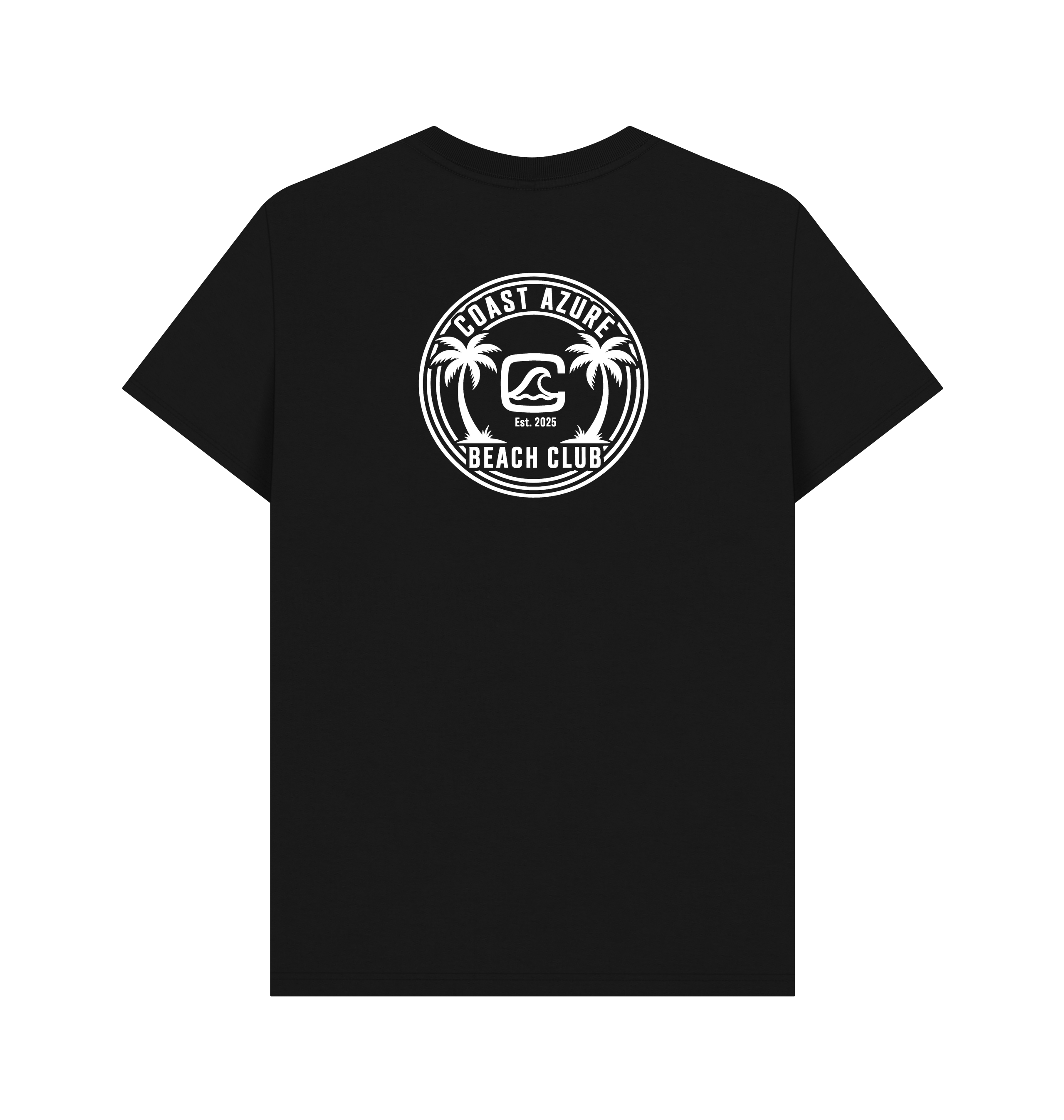 Black Printed T-shirt Back