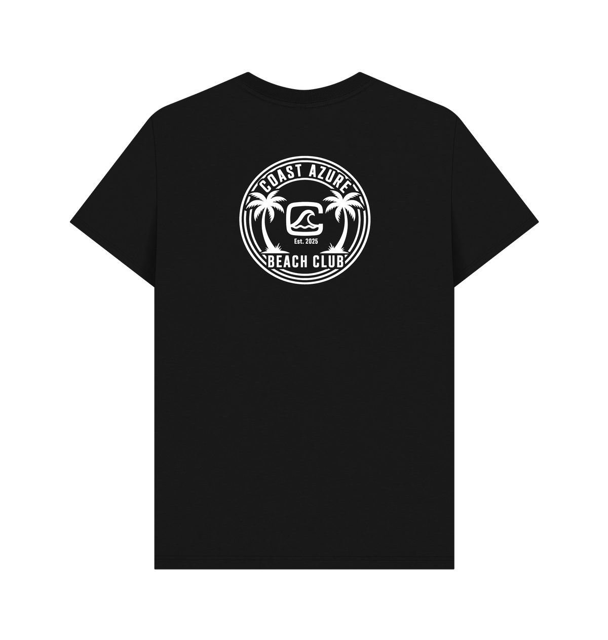 Black Printed T-shirt Back