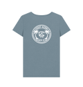 Stone Blue Printed T-shirt Back
