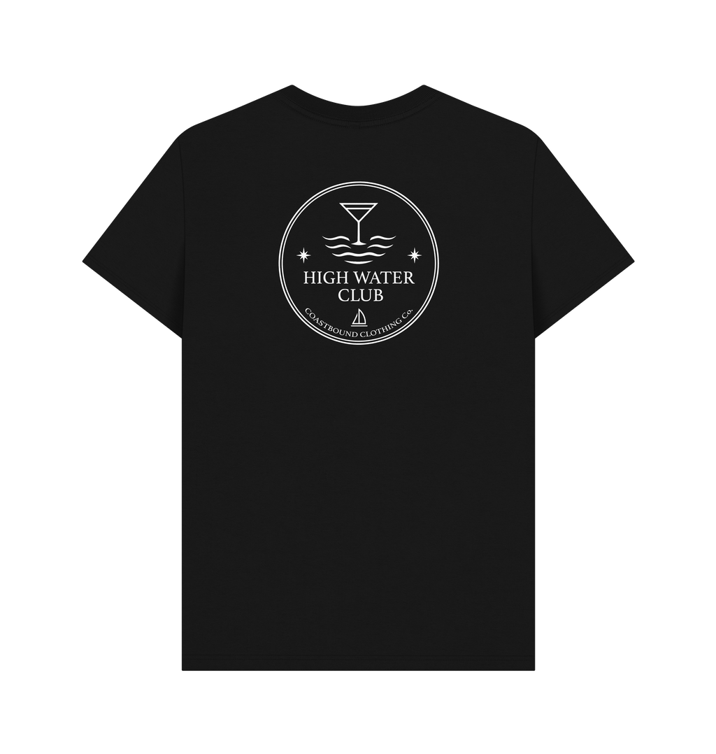 Black Printed T-shirt Back