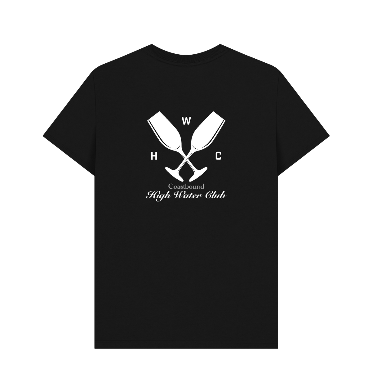 Black Printed T-shirt Back