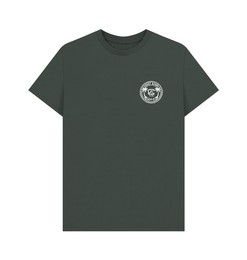 Dark Grey Printed T-shirt Front