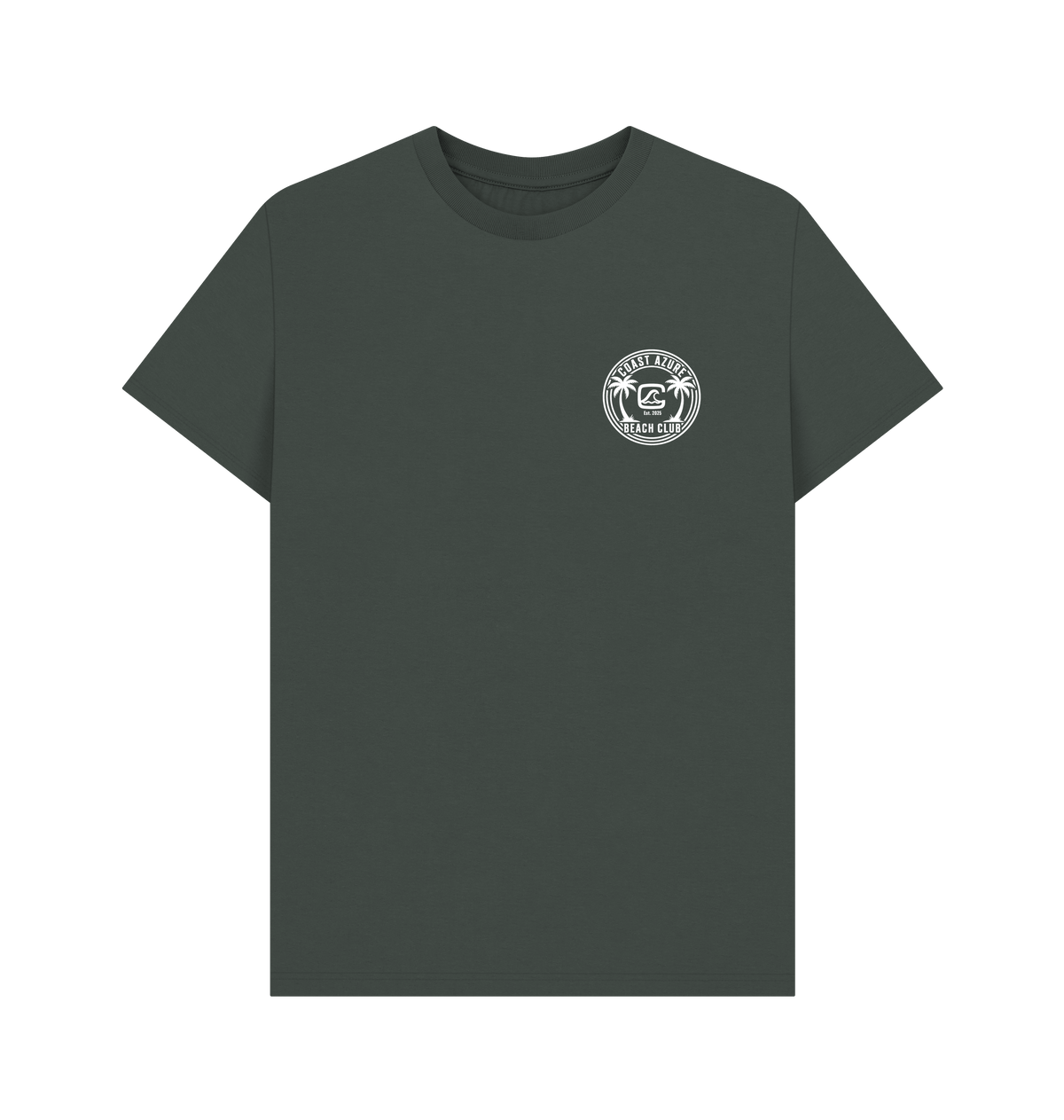 Dark Grey Printed T-shirt Front