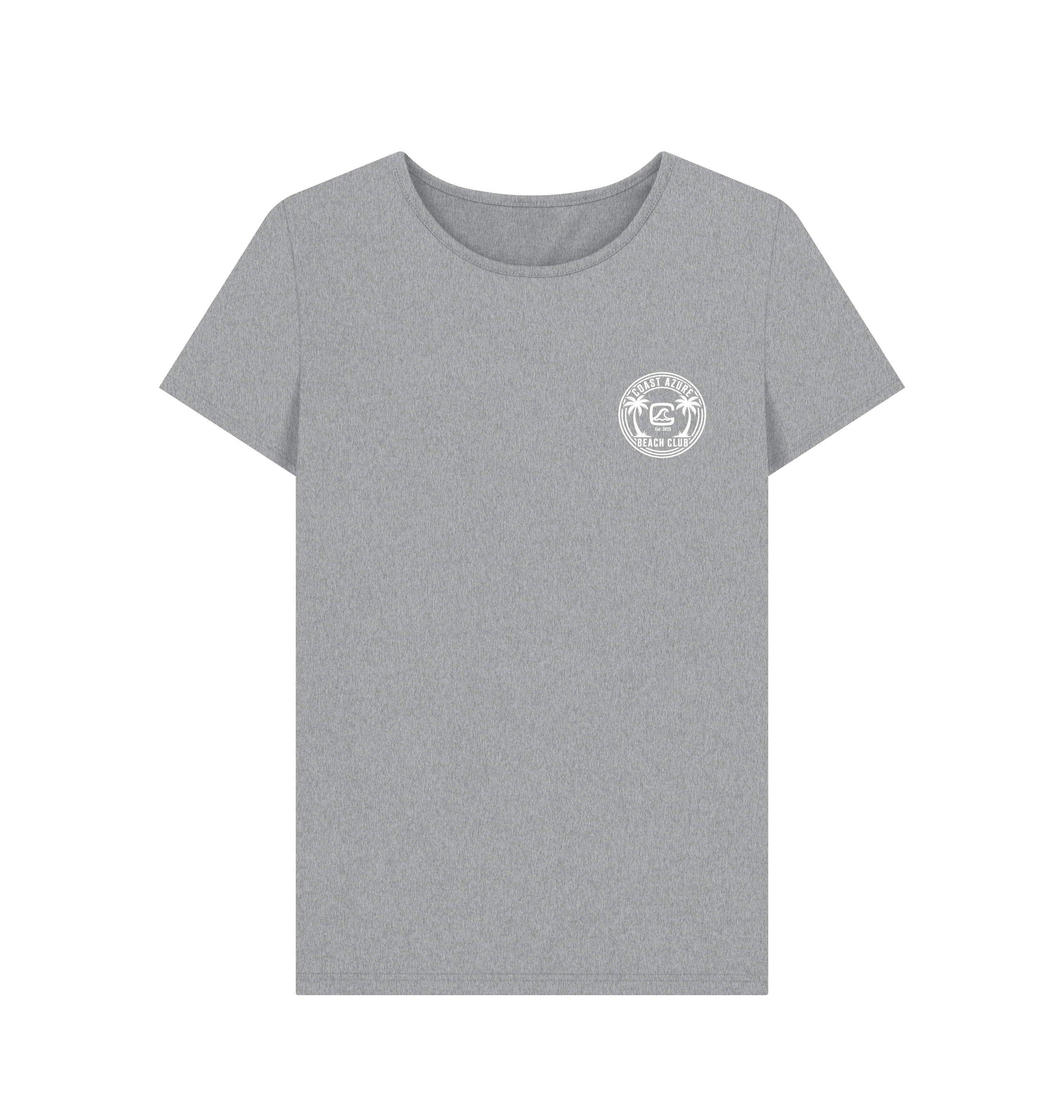 Athletic Grey Printed T-shirt Front