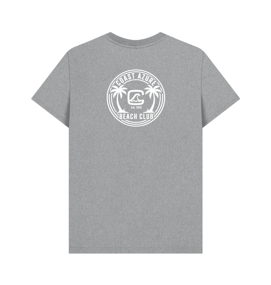 Athletic Grey Printed T-shirt Back