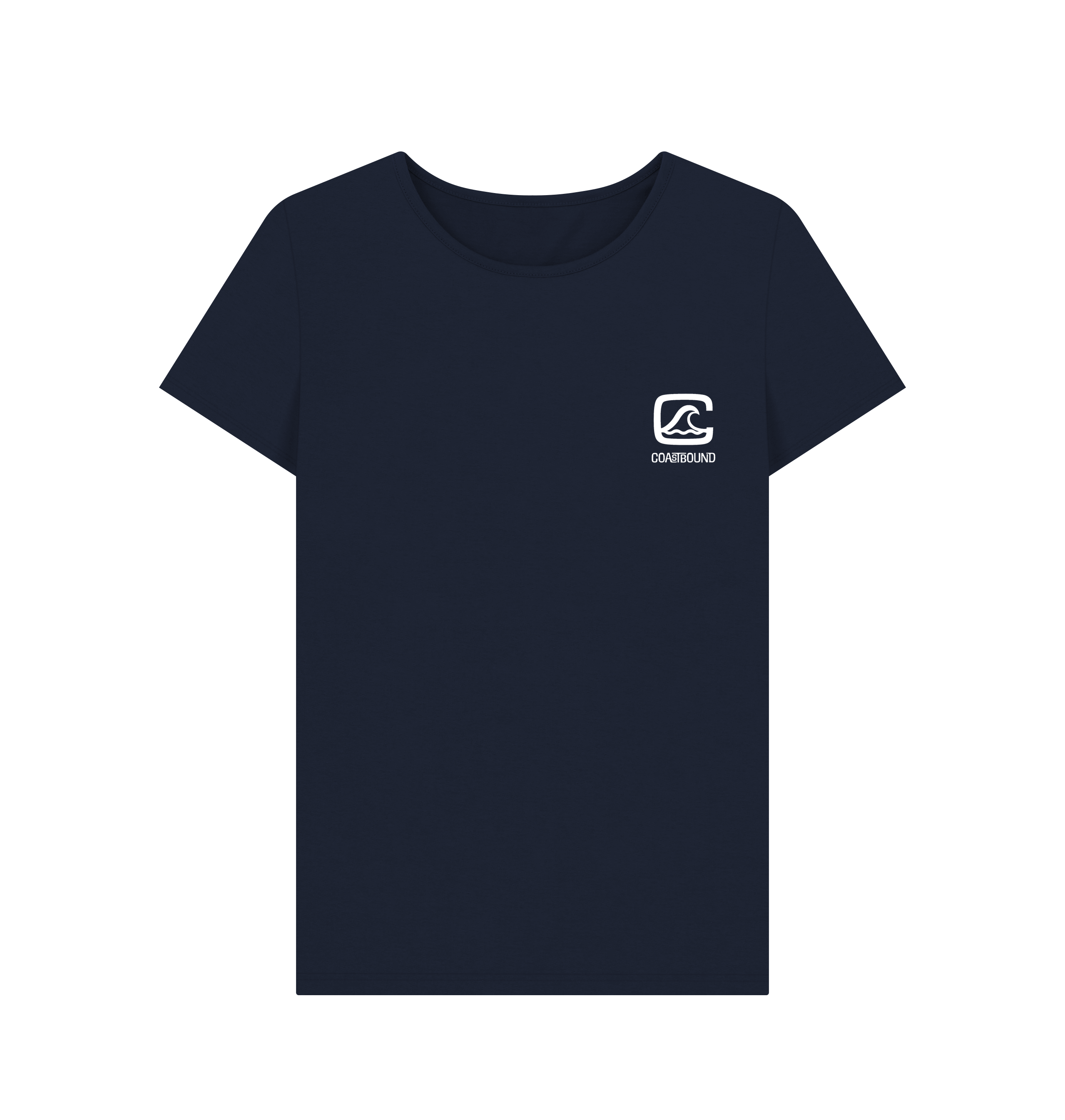 Navy Blue Printed T-shirt Front