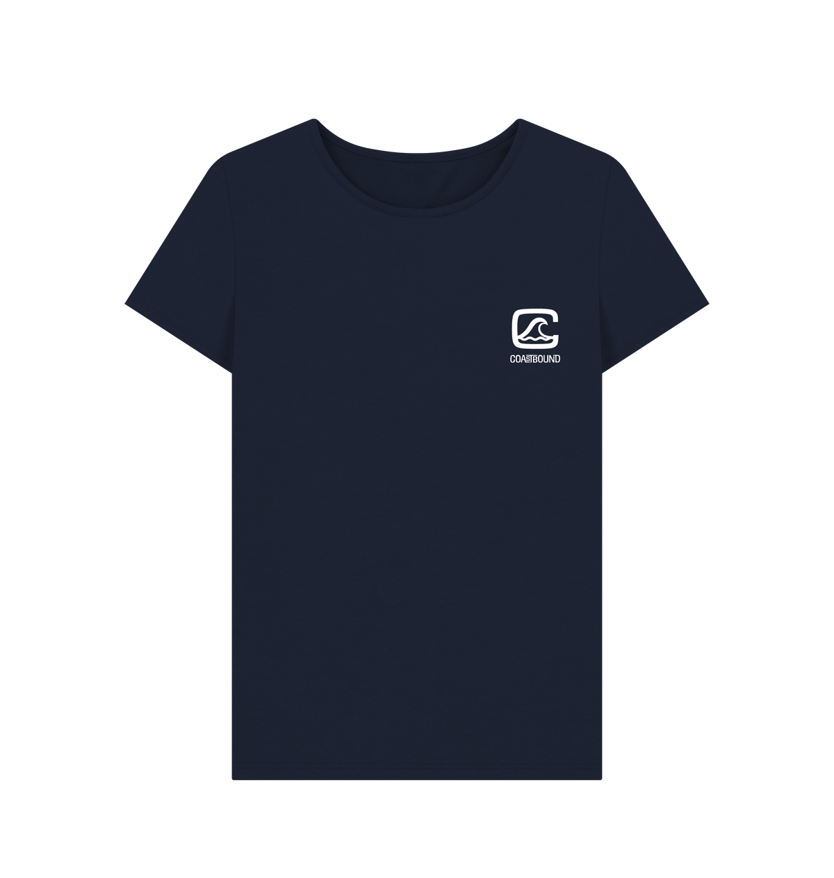 Navy Blue Printed T-shirt Front