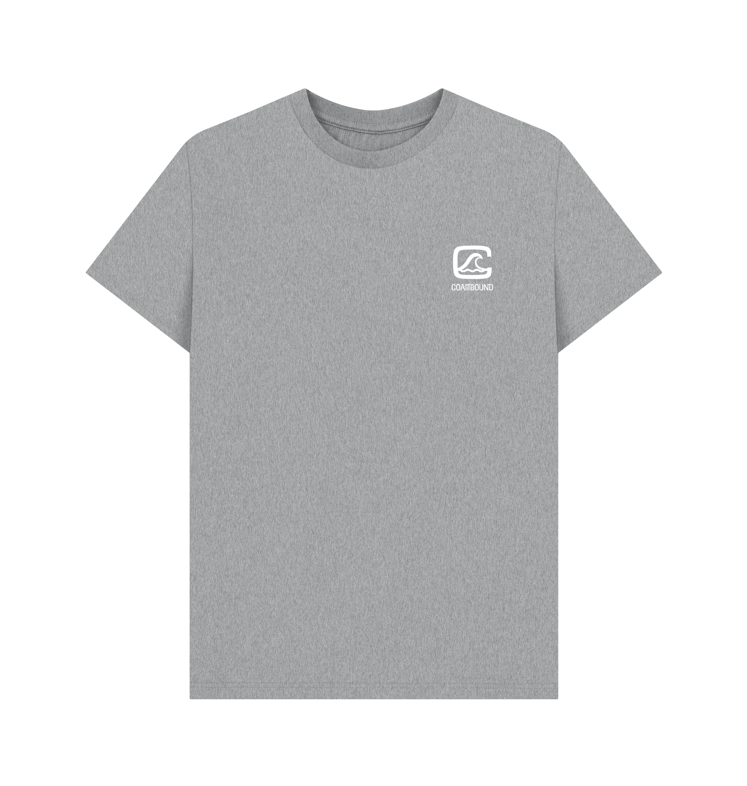 Athletic Grey Printed T-shirt Front