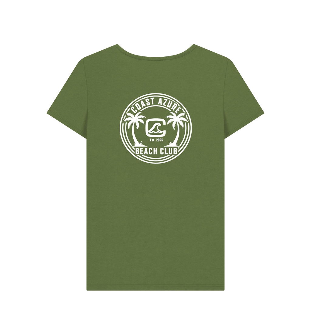 Khaki Printed T-shirt Back
