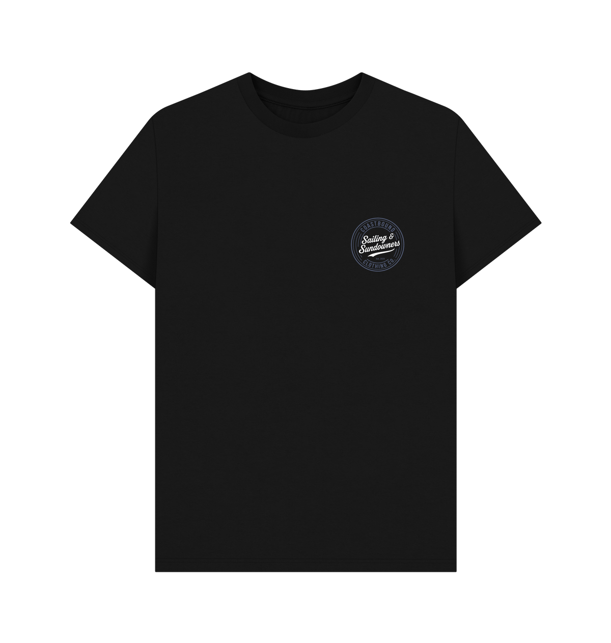 Black Printed T-shirt Front