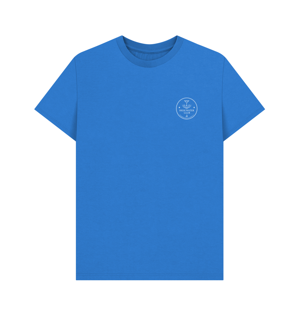 Bright Blue Printed T-shirt Front