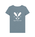 Stone Blue Printed T-shirt Back