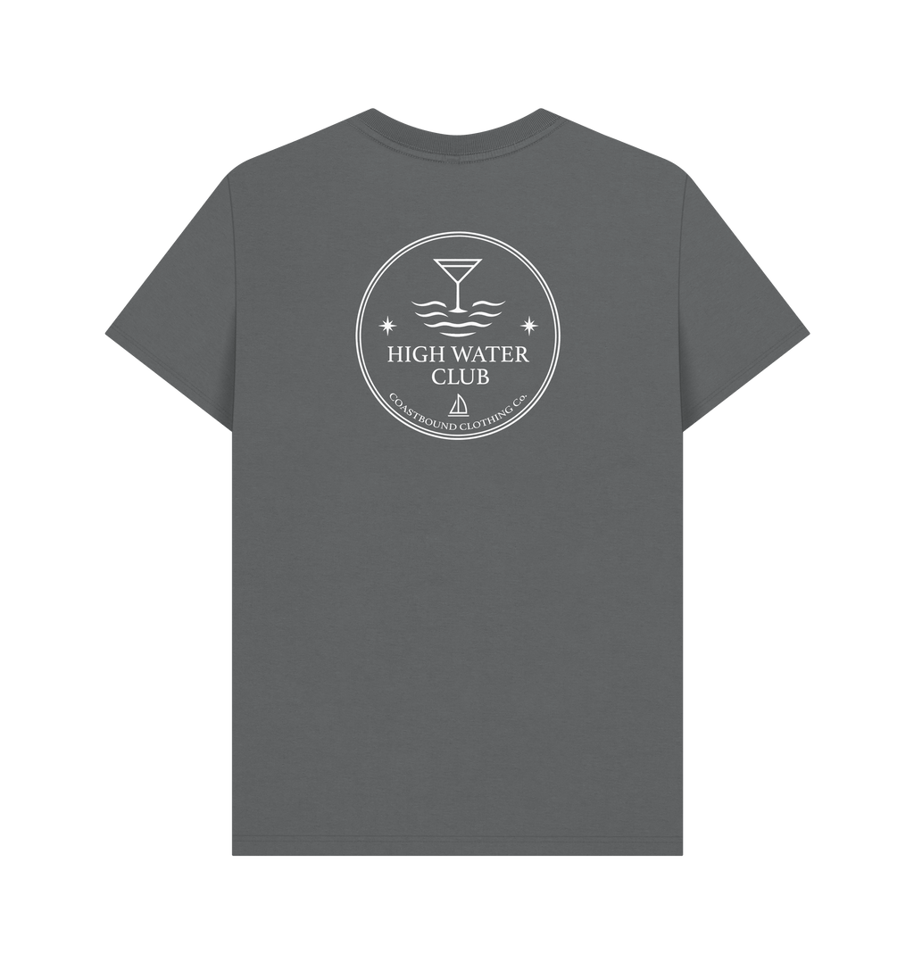 Slate Grey Printed T-shirt Back
