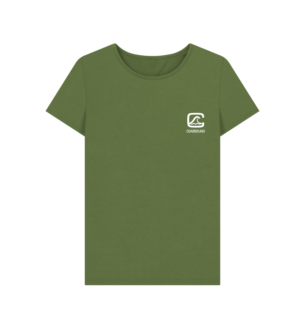 Khaki Printed T-shirt Front
